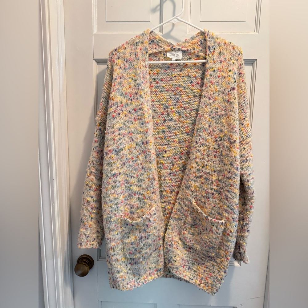 Sienna Sky Colorful Knit Women's Cardigan